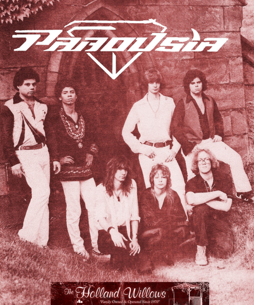 PAROUSIA: Barry Cannizzaro, Robert Lowden, Garth Huels, Kim Watts, Patt Connolly, Gerry Cannizzaro & Eric Scheda.